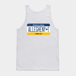 Allegheny National Recreation Area license plate Tank Top